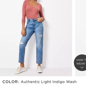 Loft - NWOT Curvy High Rise Straight Crop Jeans